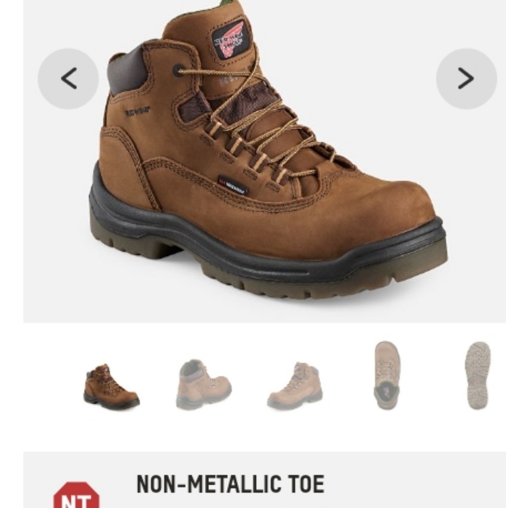 Red wing women's King Safety Toe work boots